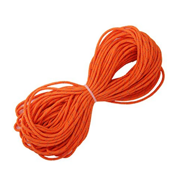 3 ملليمتر عاكس خيمة غي خط حبل التخييم الحبل Paracord 20 متر (البرتقال) 3 ملليمتر عاكس خيمة غي خط حبل التخييم الحبل Paracord 20 متر (البرتقال)