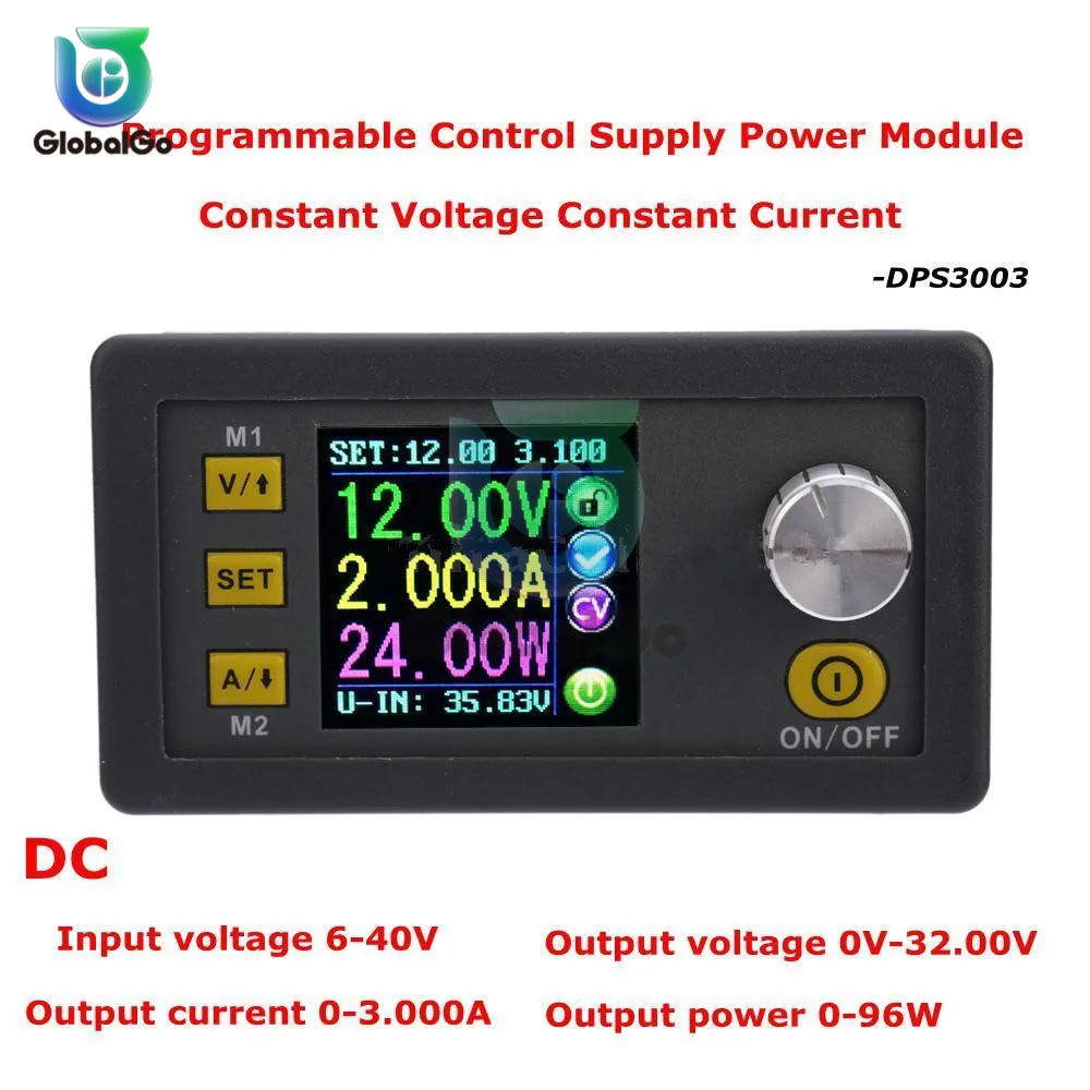 DPS3003 ЖК-мультиметр Контроль питания Регулировка постоянного напряжения тестер постоянного тока Вольтметр постоянного тока регуляторы амперметра