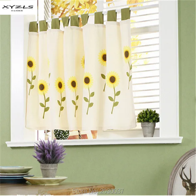 Sunflower Curtains Kitchen Unique Inspiration Sunflower Curtains Kitchen Unique Inspiration