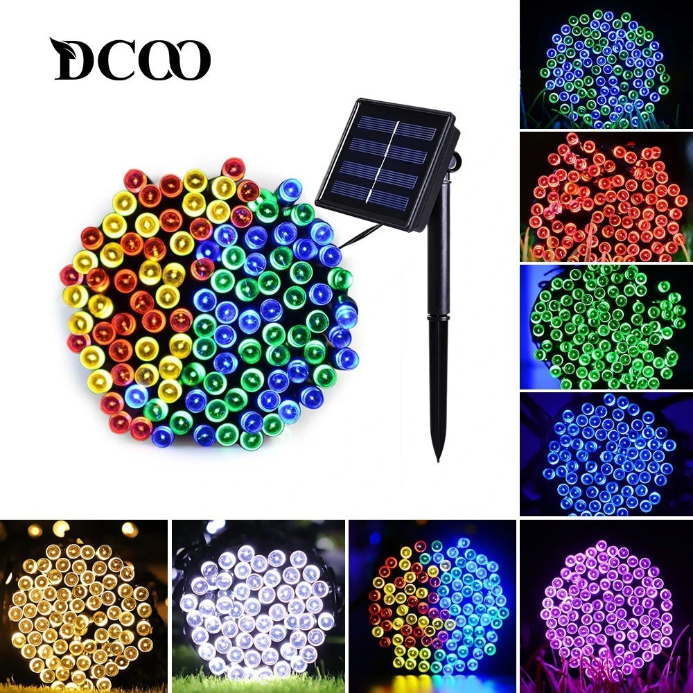 50/100/200 LED 8 Modes Solar Powered Fairy String Lights For Outdoor Indoor 50/100/200 LED 8 Modes Solar Powered Fairy String Lights For Outdoor Indoor