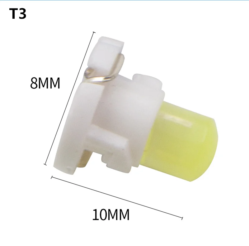 10 шт., интерьерный светильник T3 T4.2 T4.7, клиновидный светодиодный светильник, автомобильный инструмент, лампочка, 12 В, автомобильный Стайлинг, Автомобильный светодиодный светильник