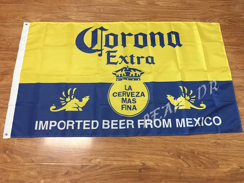 Corona beer flag banner 3x5FT 100D digital printing event Corona beer flag banner 3x5FT 100D digital printing event