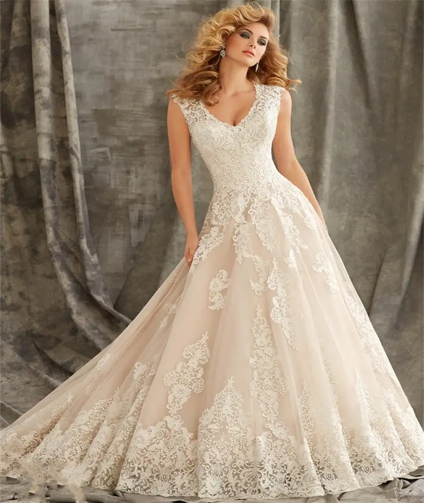 Wedding Used Wedding Dresses popular wedding gowns used buy cheap lots from free shipping ivory color v neck dresses 2017 bridal gown latest plus size