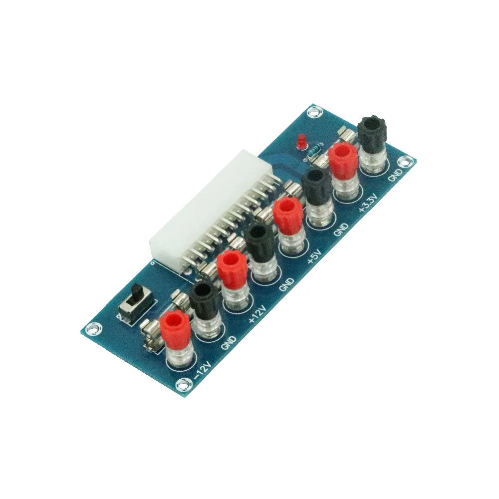 XH-M229 حاسوب شخصي مكتبي الهيكل الطاقة ATX نقل إلى لوح مهايئ الدائرة امدادات الطاقة منفذ وحدة 24Pin محطة الانتاج 24 دبابيس