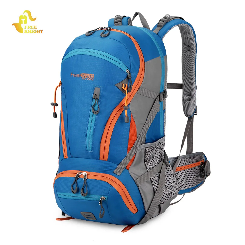 

Free Knight 45L Large Capacity Climbing Hiking Molle Backpack Waterproof Camping Mountaineering Backpack Travel Sport Bag Molle