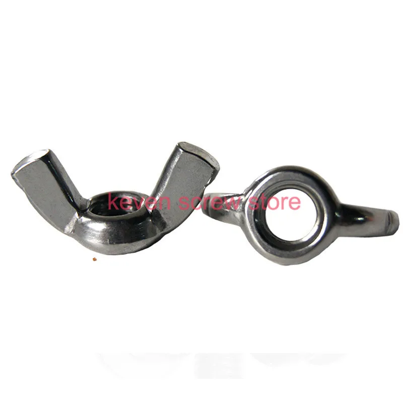 

Free shipping 5pcs/lot Metric thread DIN315 M12 304 Stainless Steel Butterfly Nuts