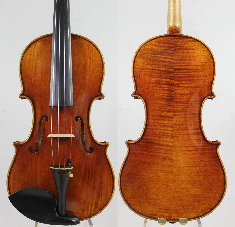 Andrea Amati 1560 Violin Copy! ! Antique Oil Varnish + Case Bow Rosin