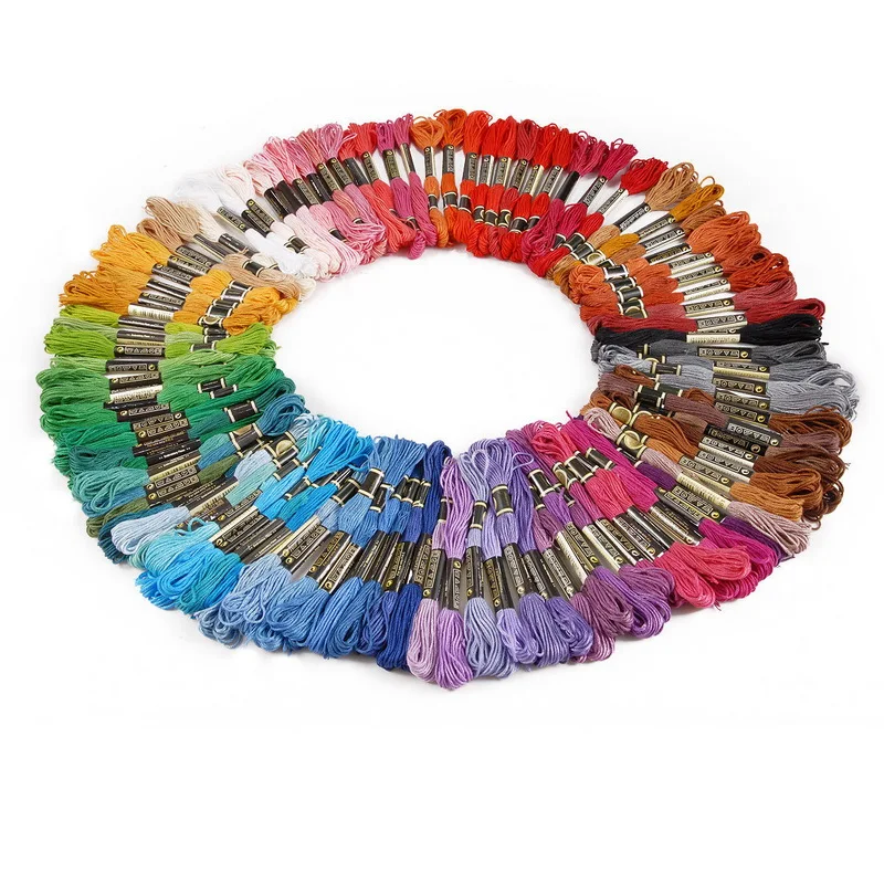 

36 Color Cross Stitch Cotton Embroidery Thread Floss Sewing Skeins Craft 2018 Hot