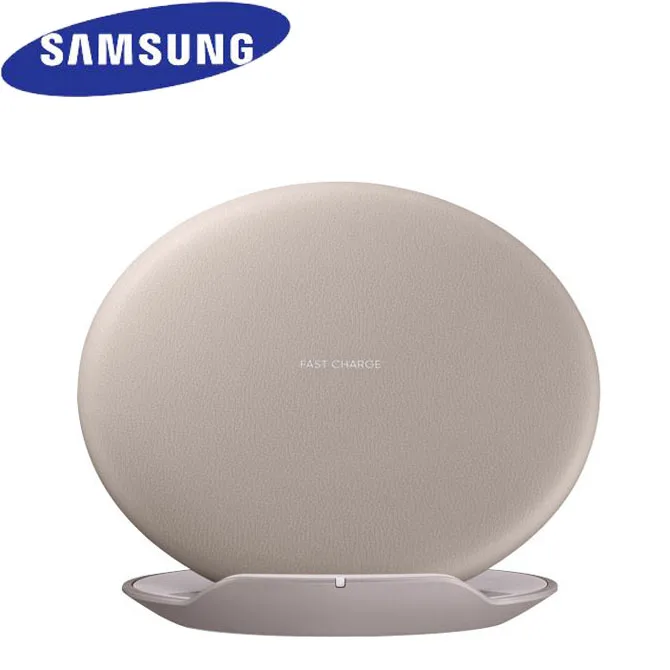 

Origianl Samsung s8 Fast Wireless charging Brown 9v1.67a Charger for Galaxy S8+ plus S8 Note8 s9 s10 S7 edge iphone X XR XS 8