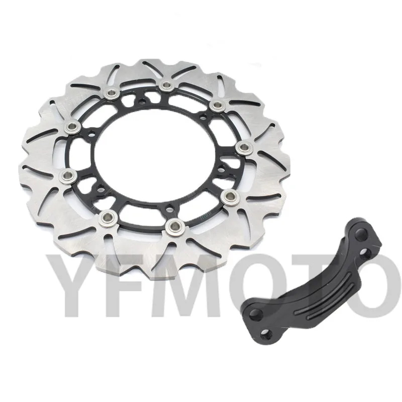 1pcs Motorcycle Rear Brake Disc Rotor For TMAX500 TMAX 500 2008-2013 09 10 11 12 Black Side Free Shipping 1 pcs motorcycle rear brake disc rotor for tmax500 tmax 500 2008 2009 2010 2011 2012 2013 red free shipping
