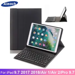 Чехол клавиатура для iPad Air 1 2 для iPad 2018 2017 крышка с карандашом держатель кожаный силиконовый смарт-чехол для iPad Pro 9,7 принципиально