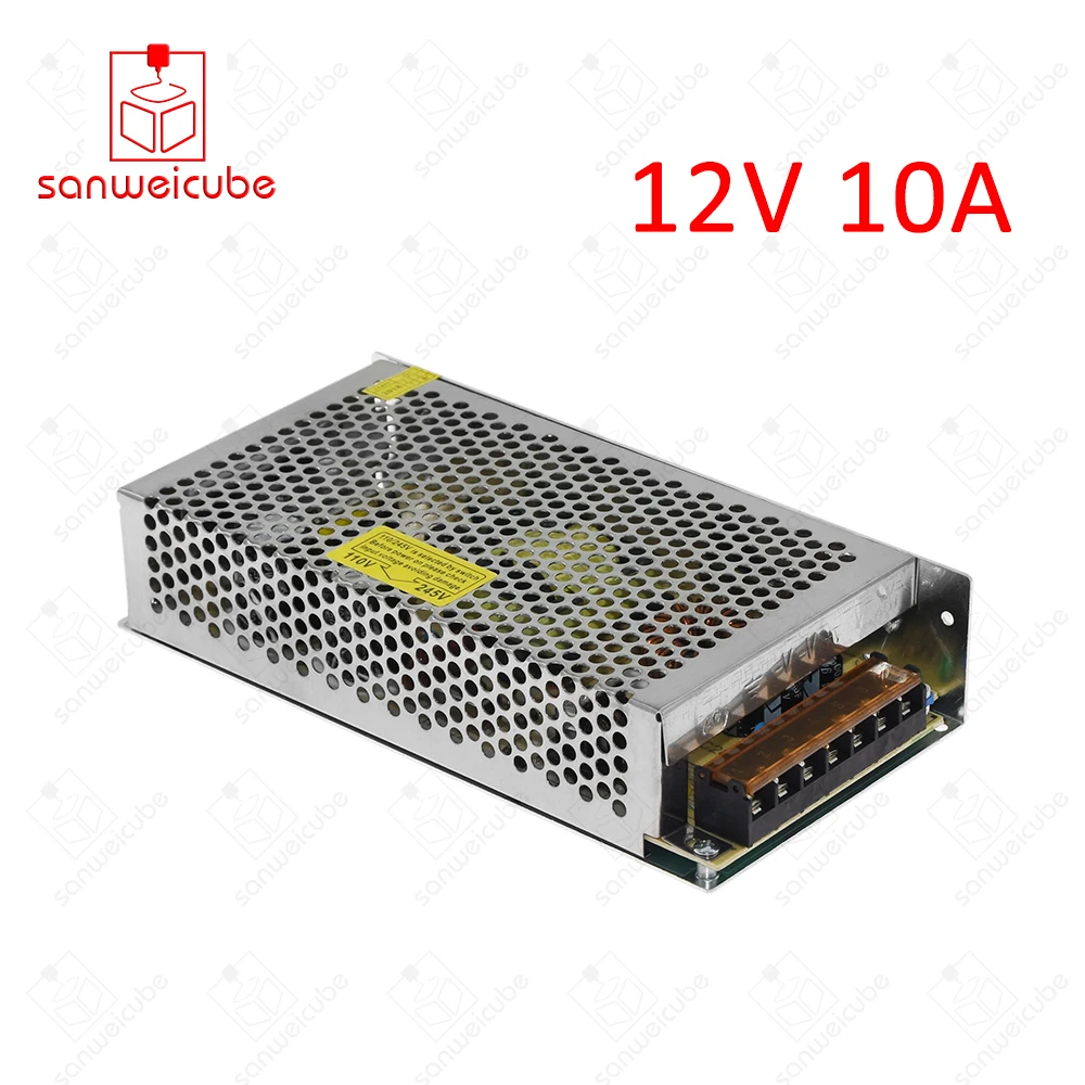 

Switch Power Dual Output S120W-12V 10A Supply Transformer Power Adapters for Strip Switch Power Supply 12V 10A For 3D Printer