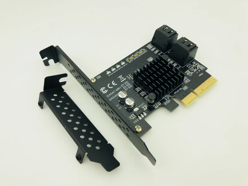 Плата Raid на 4 порта SATA 3 0 PCI Express плата расширения Marvell 88SE9230 совместимая с чипсетом E
