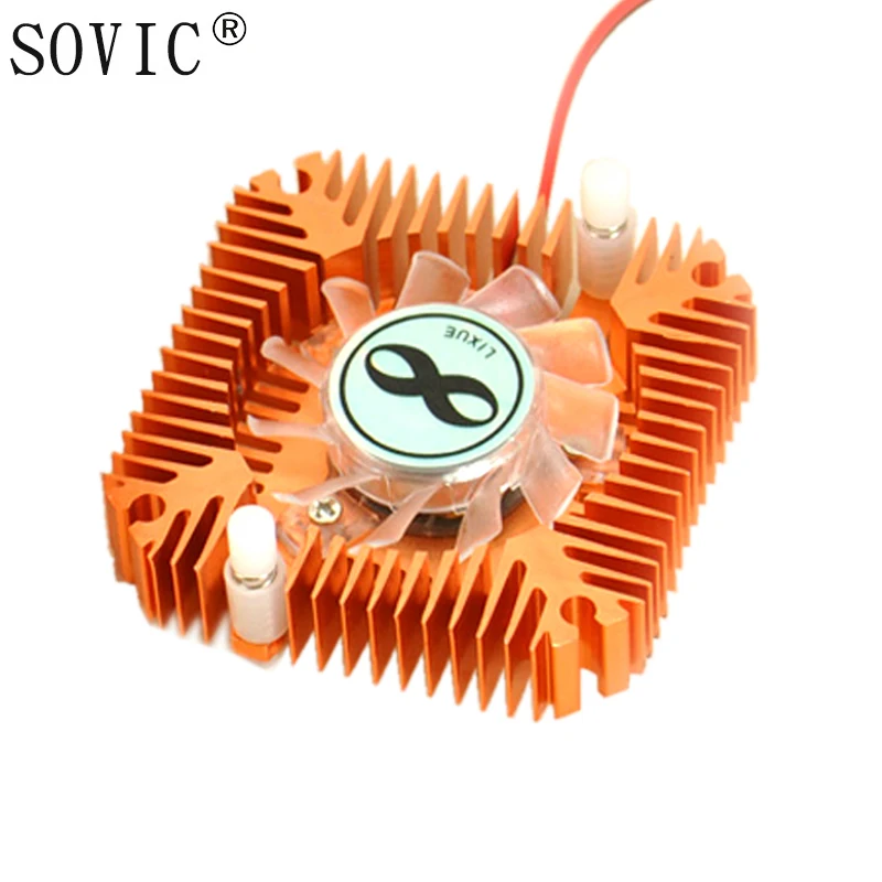 1 PCS Computer/PC Cooler Northbridge Chipset Aluminium Cooler Heatsink 40mm Fan For 3D Printer