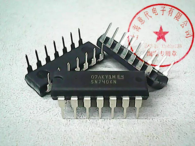 10Pcs SN7406N DIP 14 New-in Integrated Circuits from Electronic ...