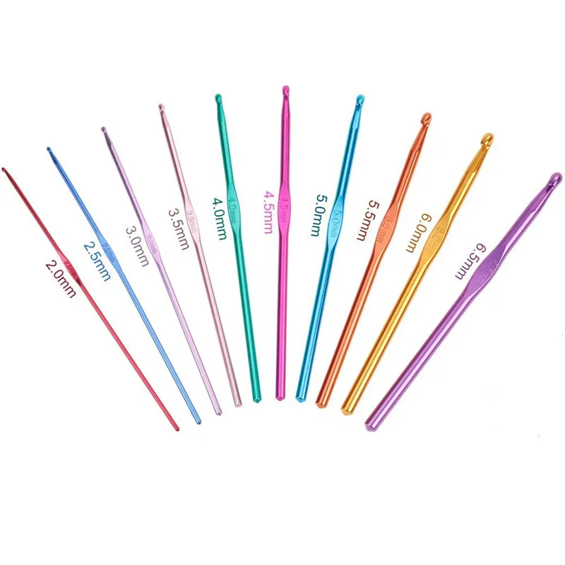 New Crochet Hook Set 100pcs With Yarn Knitting Needles Sewing Tools Full Set Knit Gauge Scissors Stitch Holders DIY Craft Tools (4)