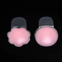 Instant Boob подтяните Ленточные лепестки многоразовые цветок силиконовая крышка для соски от бутылки для вскармливания ребенка пасти круглый грудь Невидимая клейкая бюстгальтер