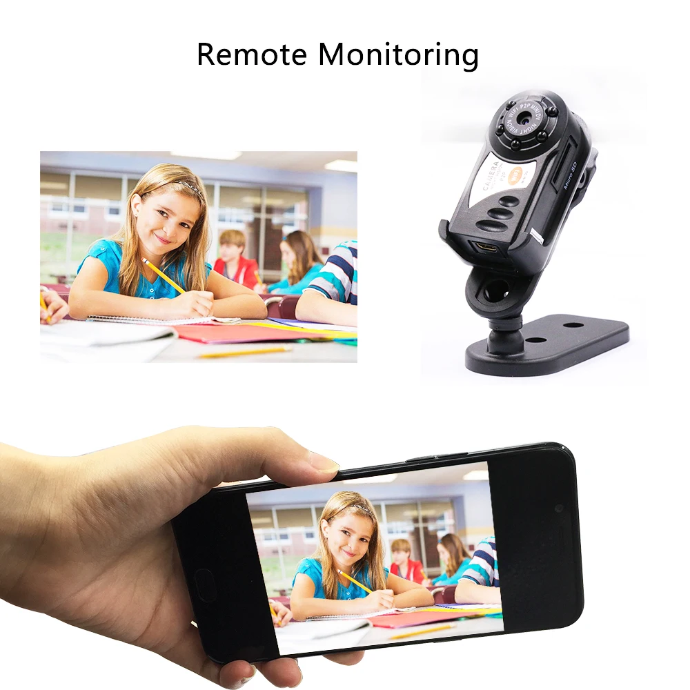 Q7 WiFi HD Camera Wireless IP Cam Mini DVR Night Vision Infrared Video Recorder