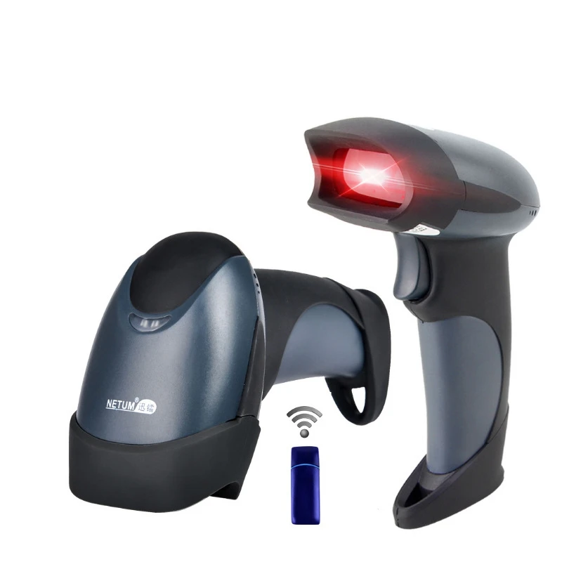

NETUM M2 Cordless Handheld Laser Barcode Scanner & USB Receiver