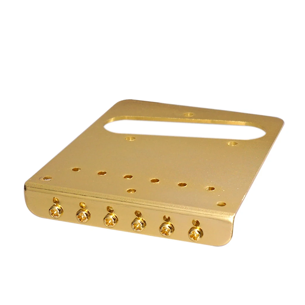 Roller Saddle Bridge with Single Coil Pickup Hole for Tele TL Guitar Parts