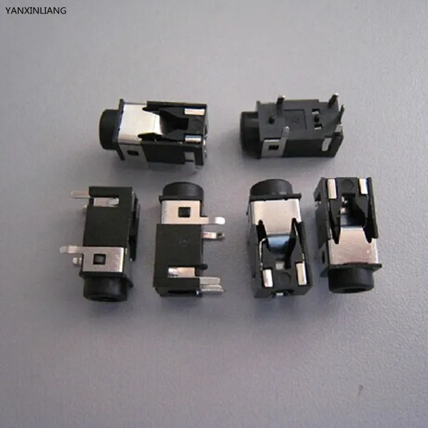 

10PCS 3.5mm Female Audio Connector 5 Pin DIP Headphone Jack Socket PJ-321B