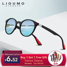 Классический дизайн, Ультралайт TR90, круглые поляризованные солнцезащитные очки для мужчин и женщин, зеркальные солнцезащитные очки для вождения и путешествий, солнцезащитные очки oculos De Sol