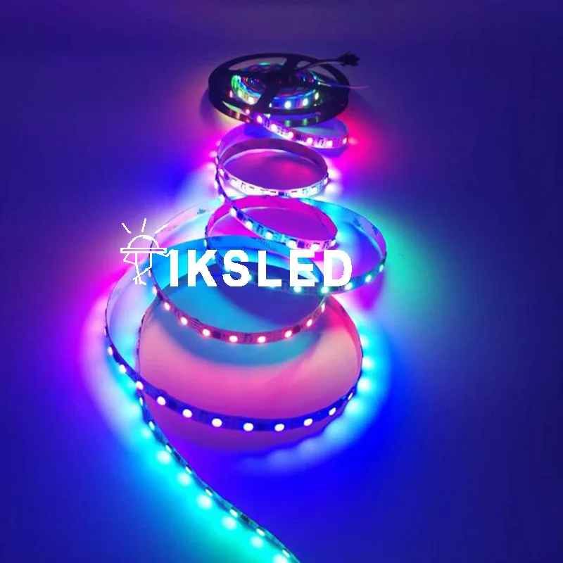 

WS2811 (5m/roll) DC12V 2811 ic 5050 SMD rgb led pixels strip IP30/IP65/IP67 waterproof/non-waterproof addressable 30/48/60leds/m