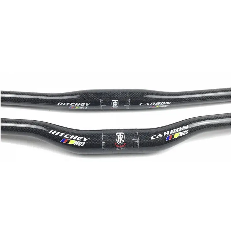 3K Gloss Finish Carbon Flat Bar MTB 31.8mm Riser Handlebar Carbonin