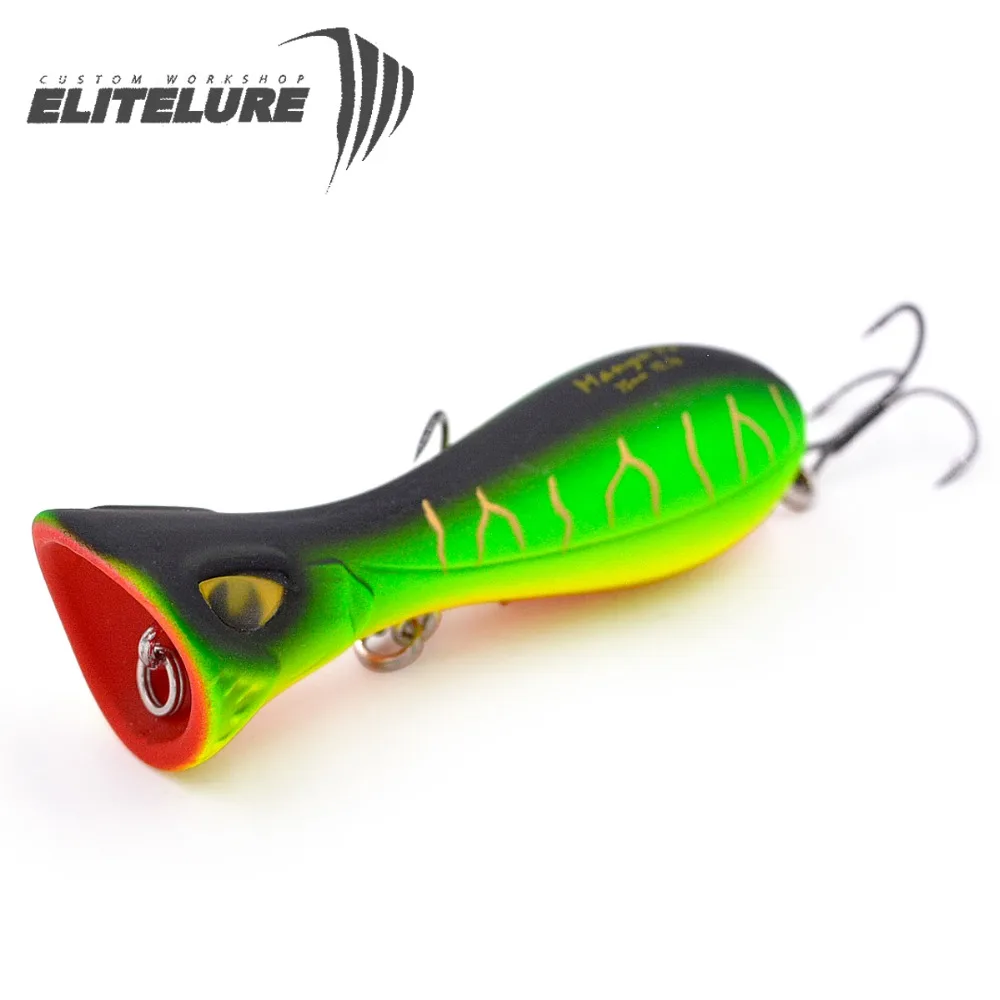 Рыболовные приманки eletelure MUYU Popper Top 70 мм/12 5 г искусственные для окуня щуки рыбы