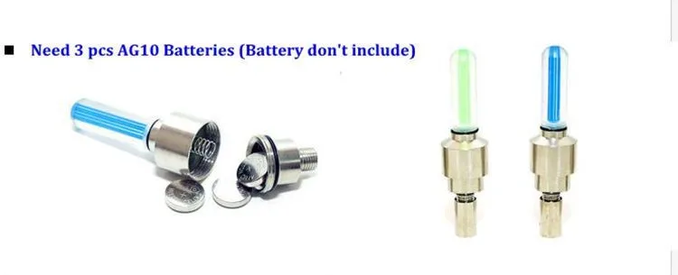 Flash Deal Mountain Bicycle Light Hot Bike Bicycle Tyre Wheel Valve Spoke LED Lights Road Bike Lights Waterproof Cycling Accessories Light 7