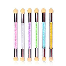 6 Colors Nail Art Gradient Pen Nail Powder Picking Dotting Brush With 4 Sponge Head Nail Art Tools Manicure Nail Brush LPD 6 Colors Nail Art Gradient Pen Nail Powder Picking Dotting Brush With 4 Sponge Head Nail Art Tools Manicure Nail Brush LPD