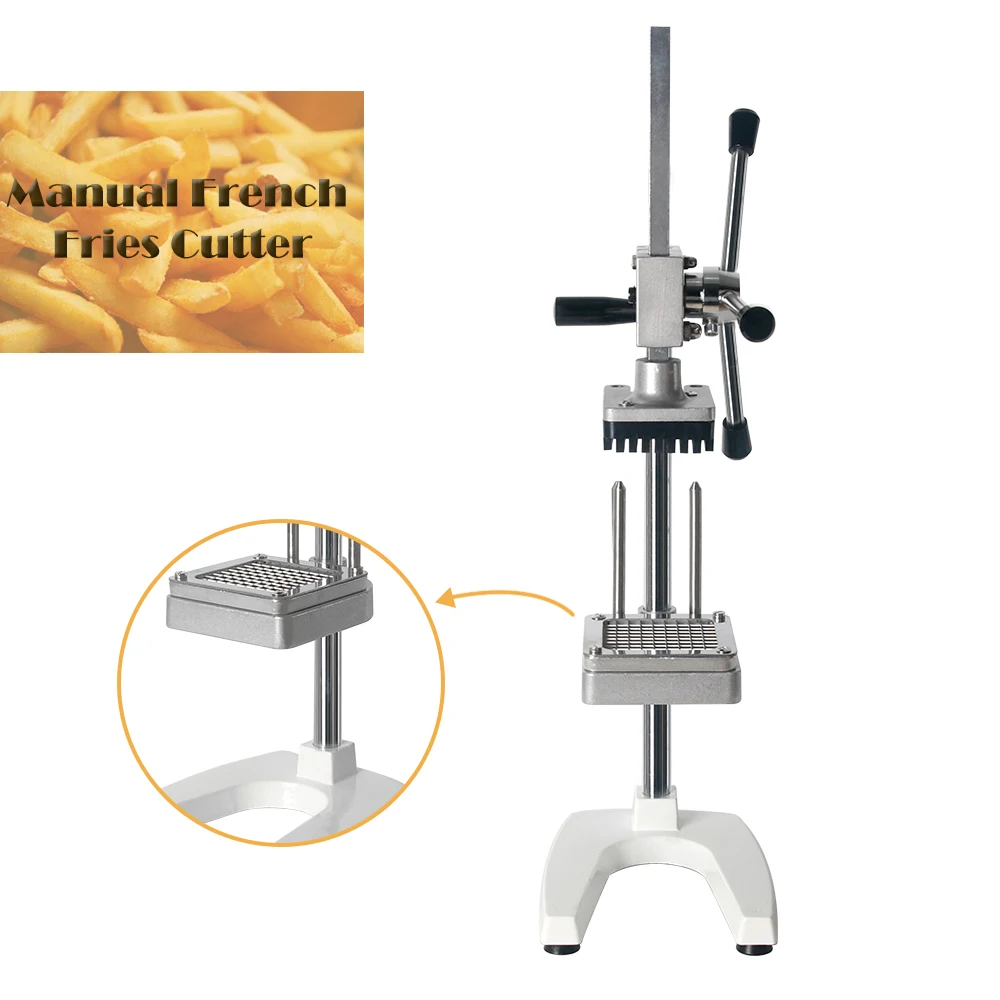 Manual Potato Slicer Machine Fries Cutting Machine French Fries Cutter Vegetable Cucumber Slicer 6/ - 32988182769