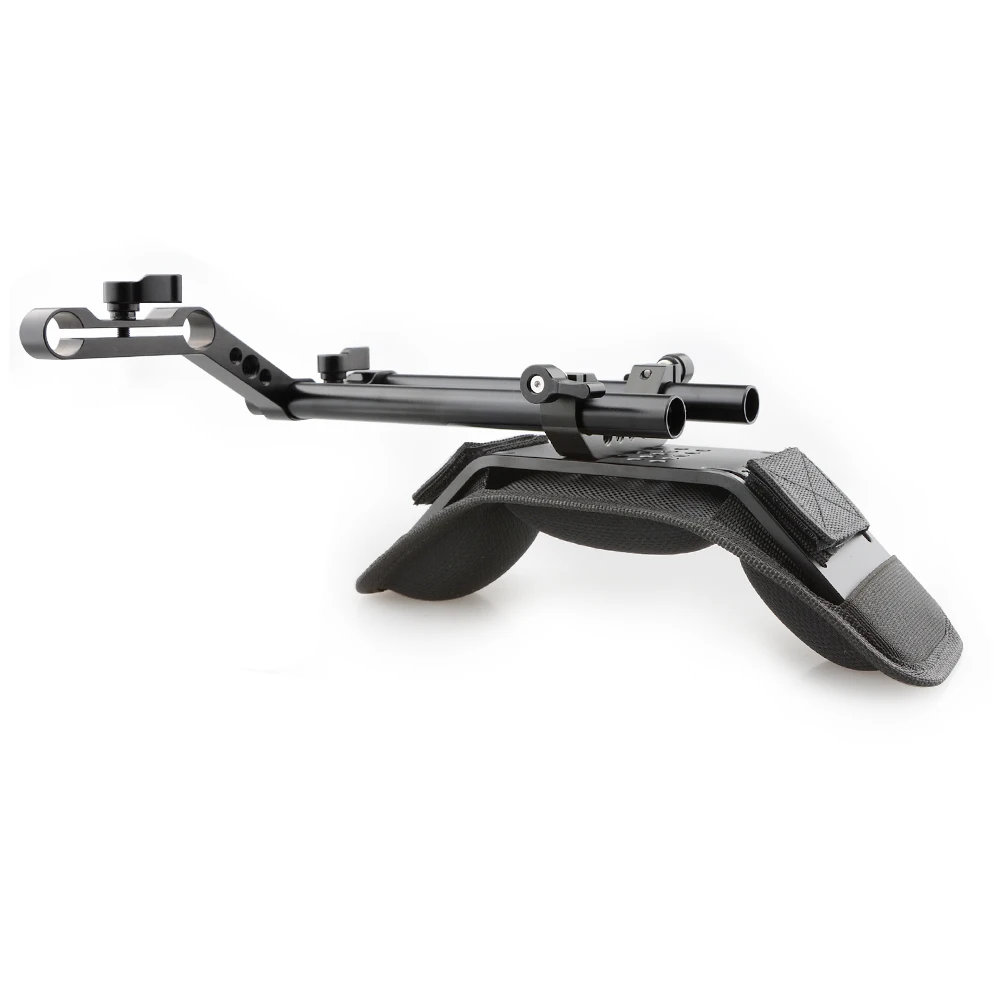 

CAMVATE Shoulder Mount Kit for 15mm Rail Support Rig (Z Shaped Railblock ) C1765