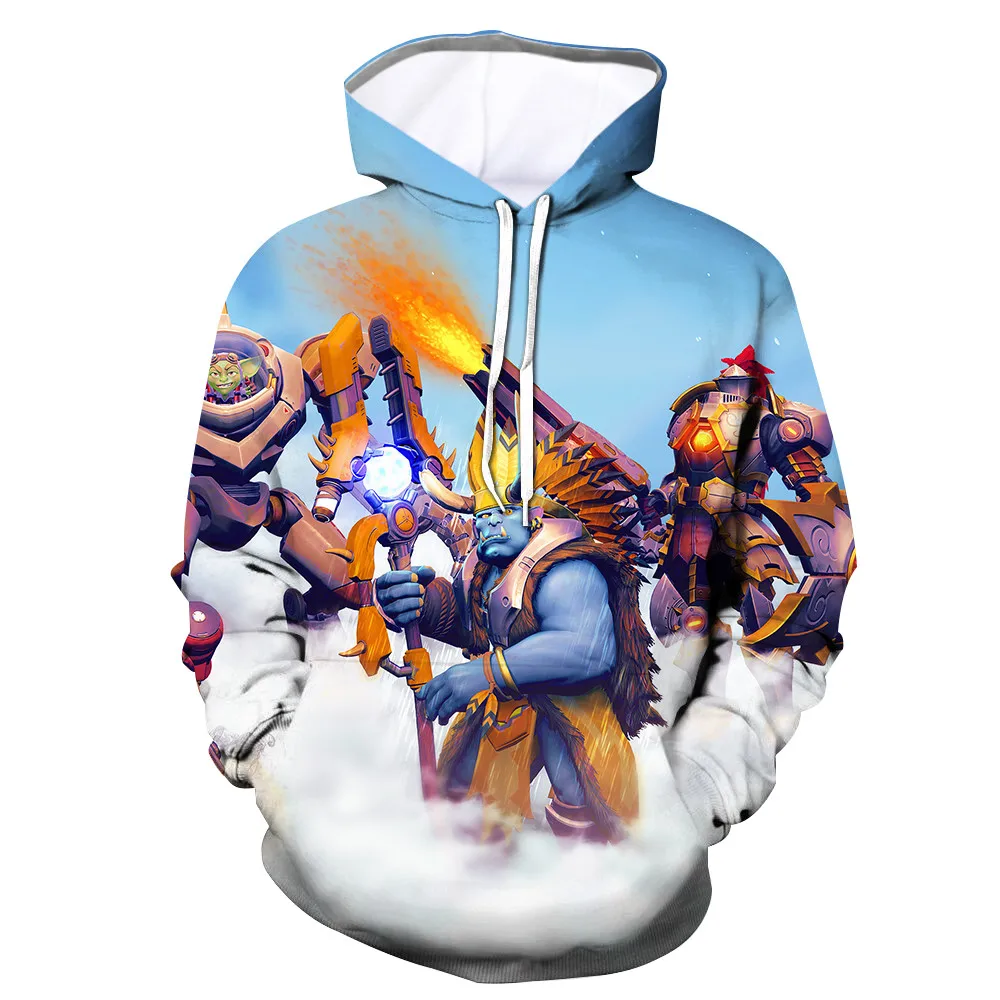 Горячая игра модный дизайн 3D печатных мужчин с капюшоном балахон Paladins Чемпионы