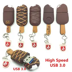 Новый стиль USB 3.0 мороженого magnum usb memory stick 8 ГБ 16 ГБ 32 ГБ 64 ГБ Flash Drive ручка накопитель USB флэш-диск подарки