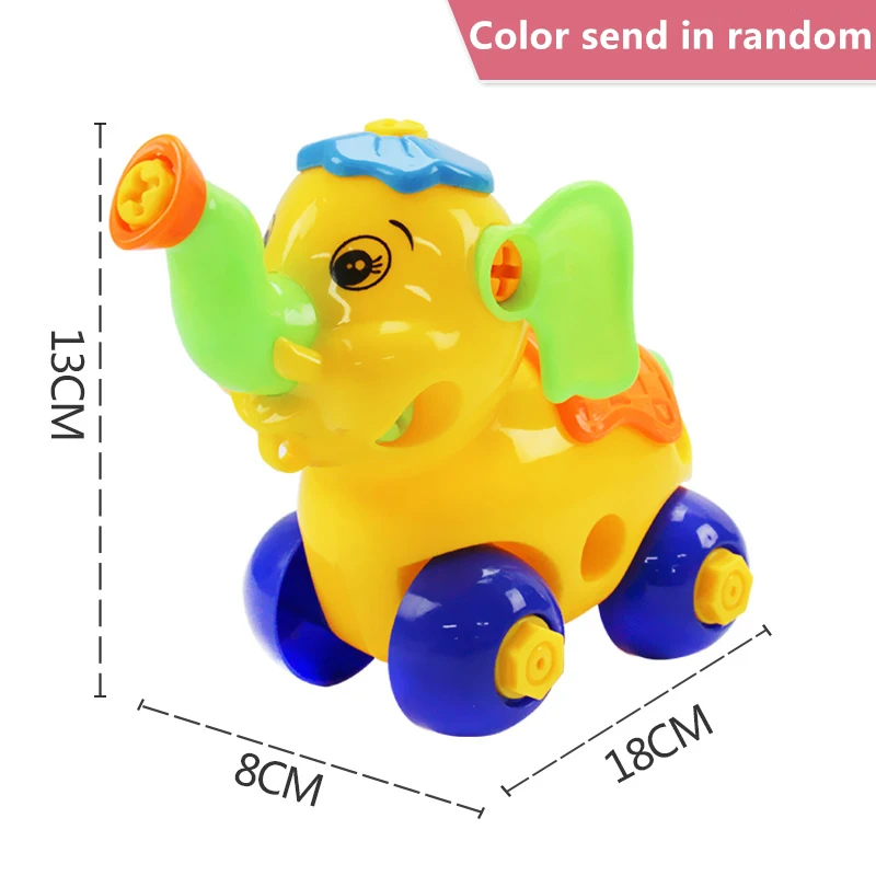 Пластиковые 3D DIY Съемные комбинированные сборки hands-on возможности упражнения гайка инструмент Развивающие игрушки для детей 3-6 лет