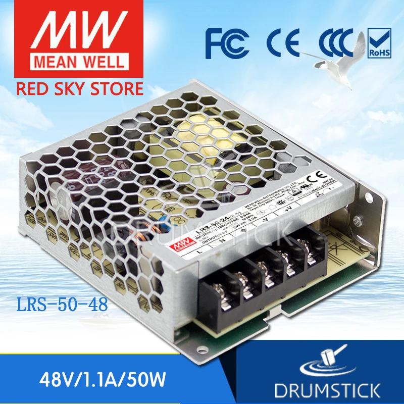

Special offers MEAN WELL LRS-50-48 48V 1.1A meanwell LRS-50 48V 52.8W Single Output Switching Power Supply