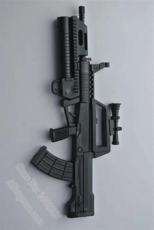 1:6 QBZ95 Тип автоматическая винтовка сборка пистолет модель сборки пластик оружие для 1/6 солдат Военная Униформа здания Конструкторы игрушка