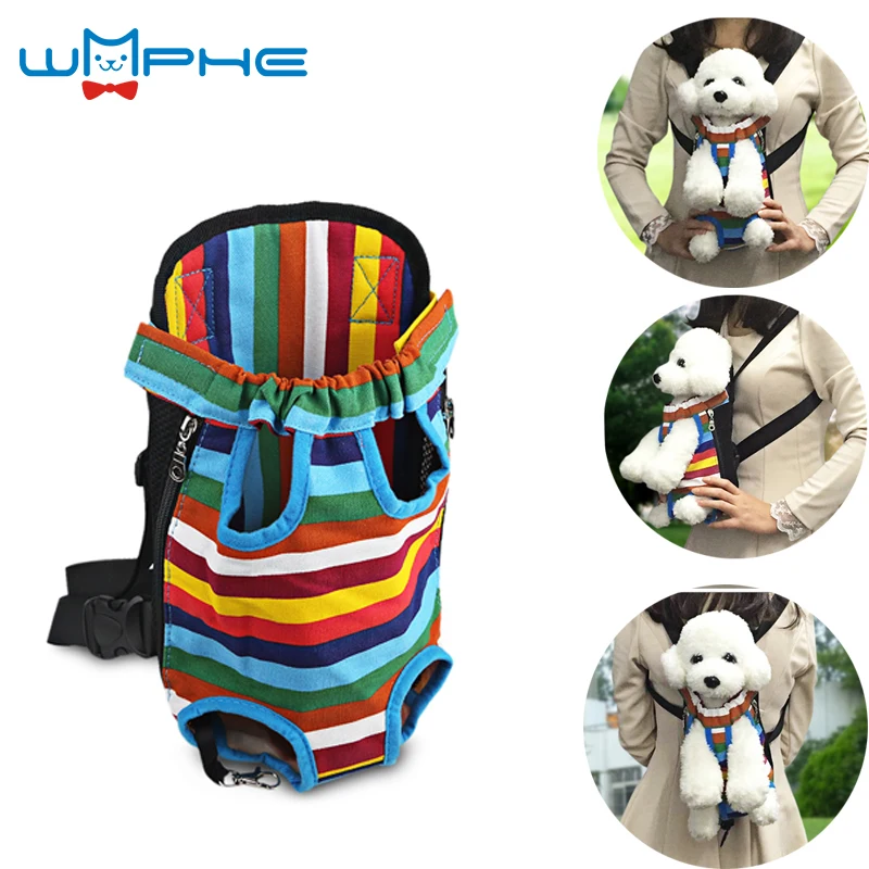 

Pet Carrier Dog Front Chest Backpack Color Travel Dog Backpack Breathable Pet Bags Sling Holder Mesh Cat Puppy Dog Carrier