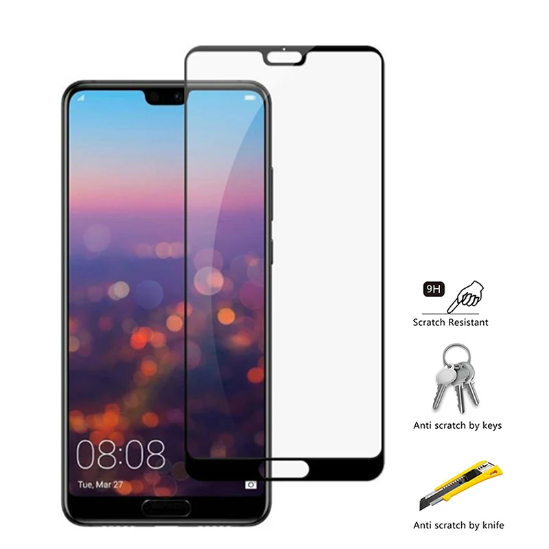 Для Huawei P20 Pro Lite light защитное стекло на huawey p 20 молоко life p20lite p20pro защита для экрана