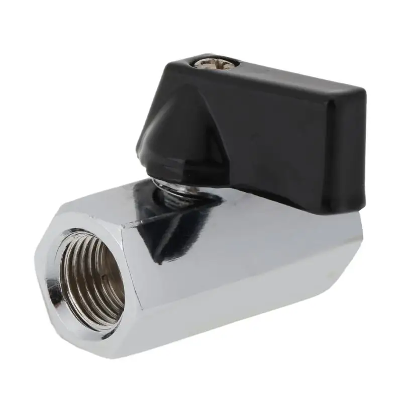 Female to female G1/4 threads Water Cooling Stop Ball Valve With Handle