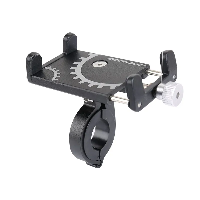 

Bicycle Phone Holder For 3.5-6.5 Universal Mobile Cell Phone Holder Bike Handlebar Clip Stand GPS Mount Bracket Aluminum Alloy