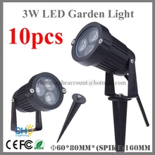 Открытый светодиодный садовый светильник 3 Вт пейзаж Спайк светильник ip65 ip67 spot ac12V AC110v 220v Двор Прожектор Светильник ing