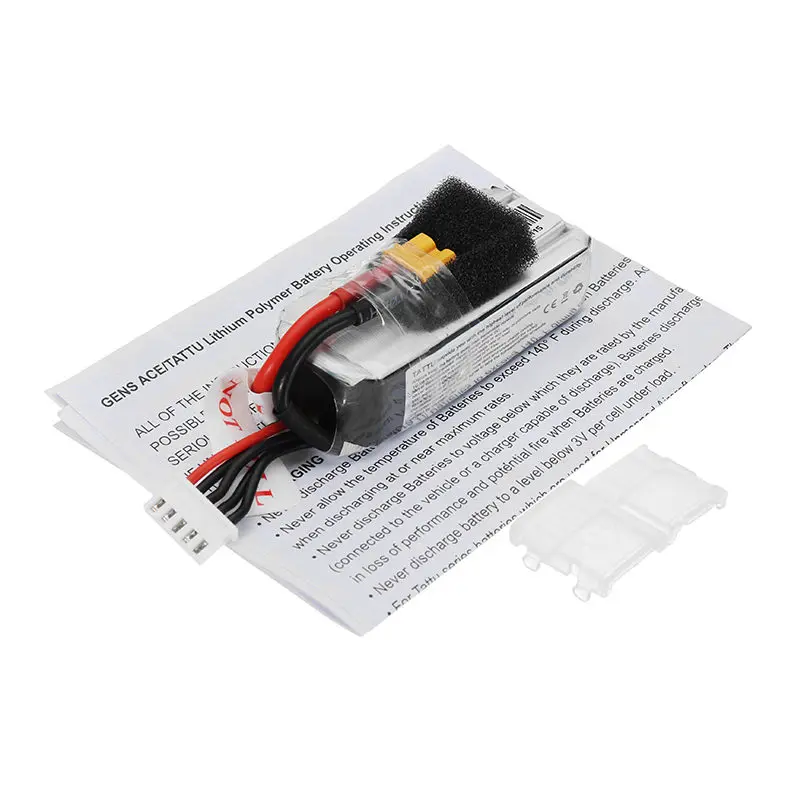 TATTU 14,8 V 450 mAh 75C 4S аккумуляторная батарея Lipo XT30U-F Разъем для RC камеры вертолета квадрокоптера FPV модели частей