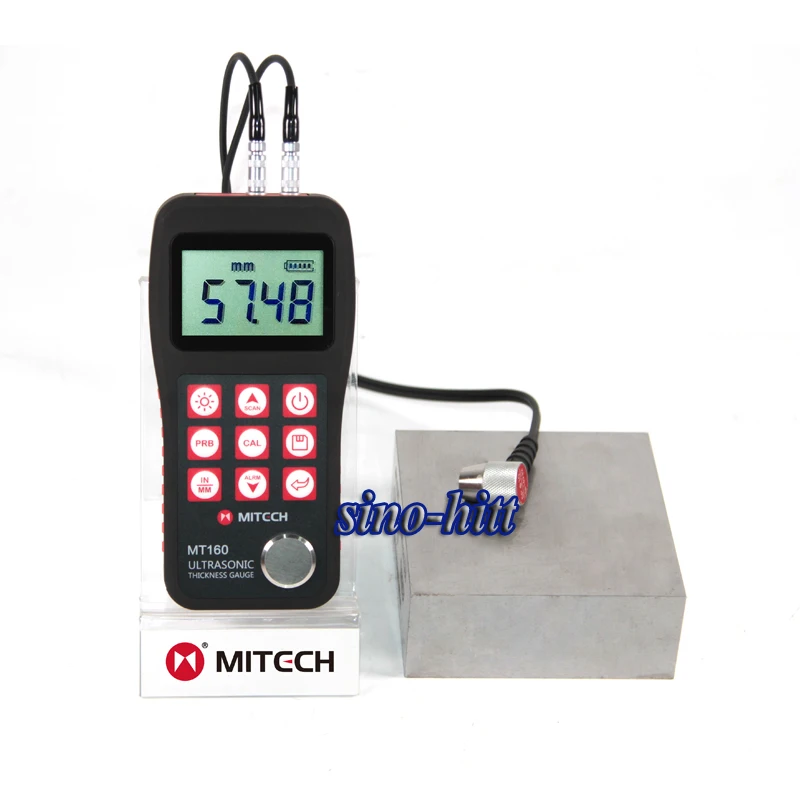 Brand New MT160 Mitech Digital Ultrasonic Thickness Gauge Meter Tester 