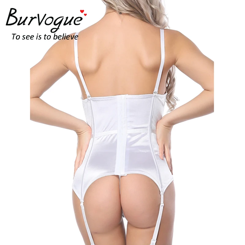 Burvogue, корсеты, черный, белый цвет, кружево, бюстье, для женщин, верх, пуш-ап, корсет, сексуальный, Femme, на шнуровке, белье, прозрачные корсеты, бюстье