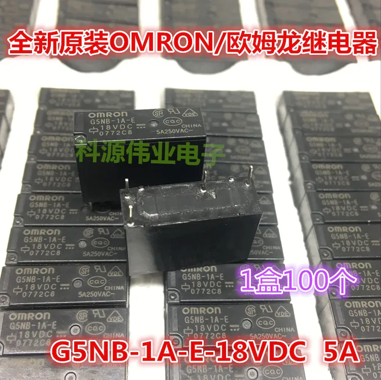 

G5NB-1A-E-18VDC 4PIN 5A 100,