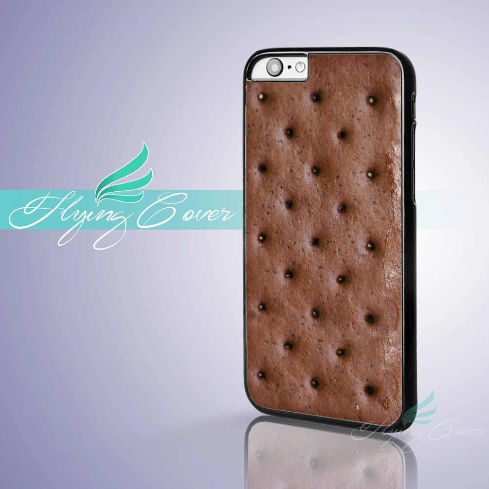 Coque Ice Cream Biscuit Cookie Capa Phone Cases for iPhone X 8 8Plus 7