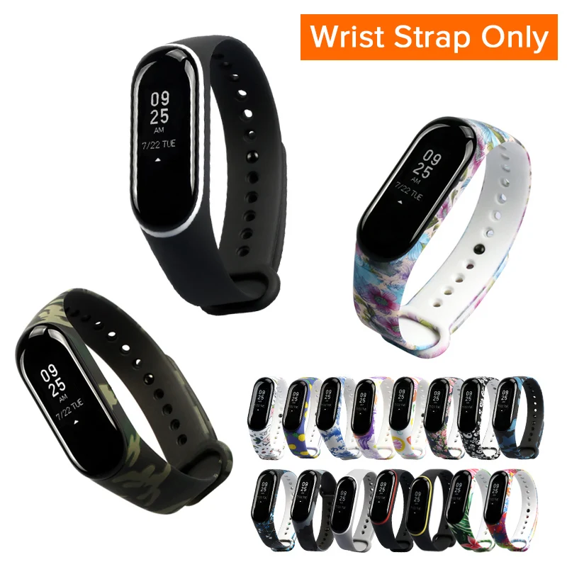 Для Mi Band 3 спортивный фитнес-браслет для Xiaomi часы модные милые силиконовые