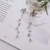 JIOFREE Fashion charm long Crystal Rhinestone Statement Clip on Earrings Without Pierced for Gril's Wedding Jewelry ► Photo 3/6